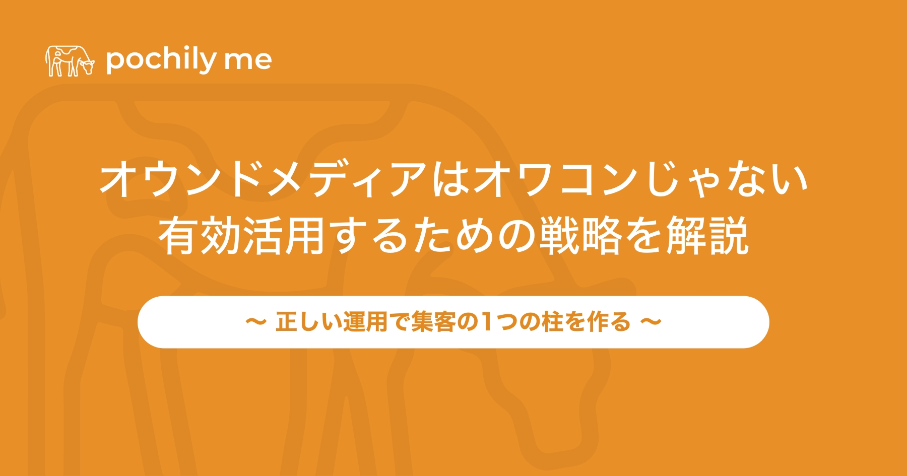 オウンドメディアはオワコンじゃない！有効活用するための戦略を解説 | pochily me（ポチリーミー）